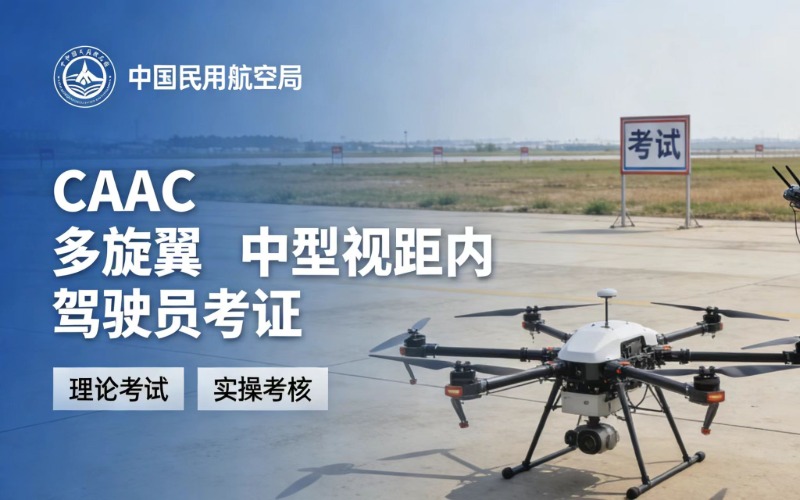 潍坊caac多旋翼中型视距内驾驶员考证培训班