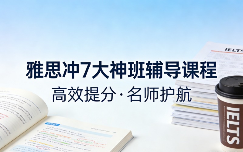 雅思冲7大神班辅导课程