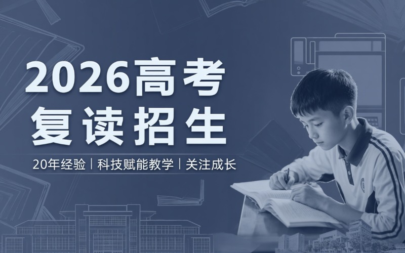 2026年全日制高考复读招生简章