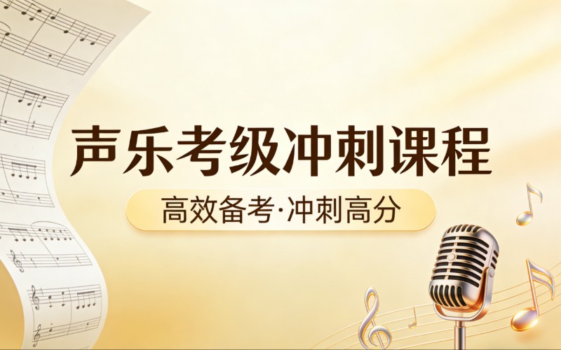 深圳聲樂考級沖刺課程