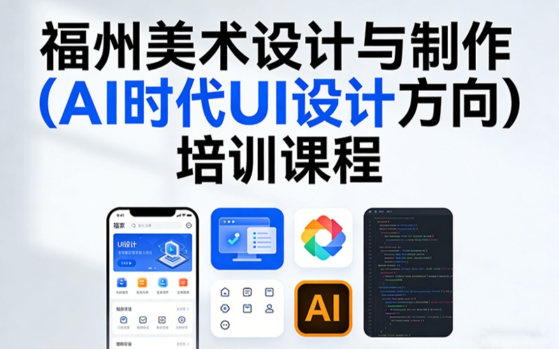 福州美术设计与制作(AI时代UI设计方向)培训课程