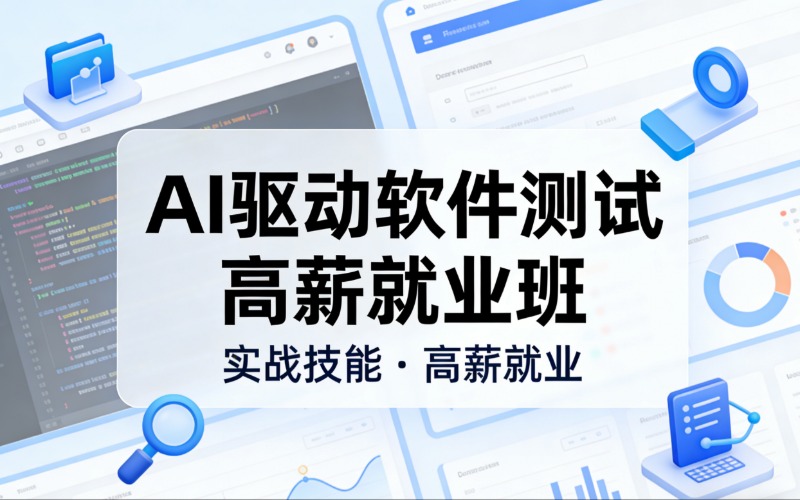 沈阳AI 驱动软件测试高薪就业班