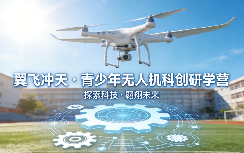 翼飞冲天·青少年无人机科创研学营