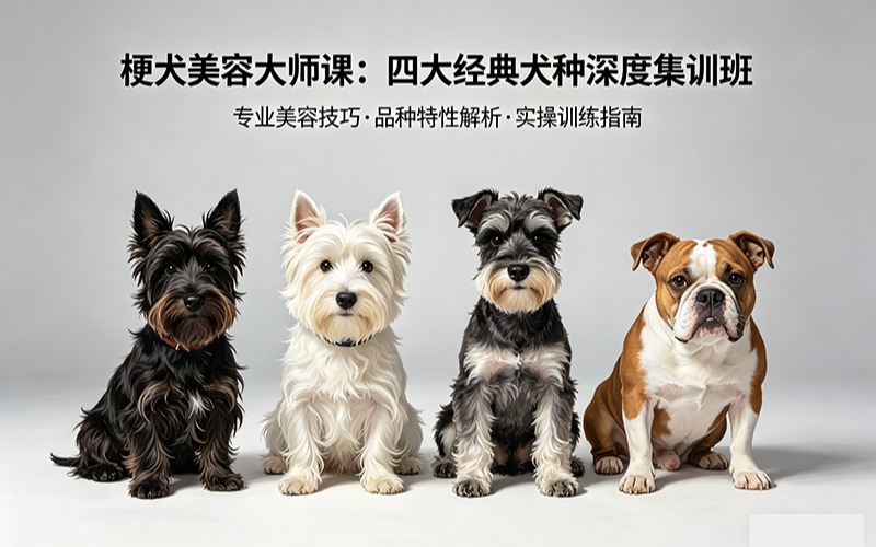 梗犬美容大师课：四大经典犬种深度集训班