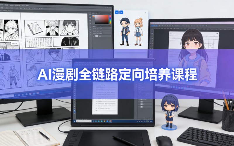 武漢AI漫劇全鏈路定向培養(yǎng)課程