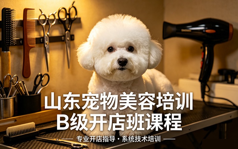 山東寵物美容培訓(xùn)B級開店班