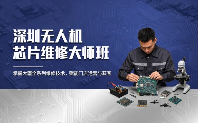 深圳无人机维修芯片大师培训班