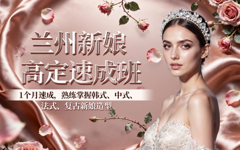 兰州专业新娘高定速成班
