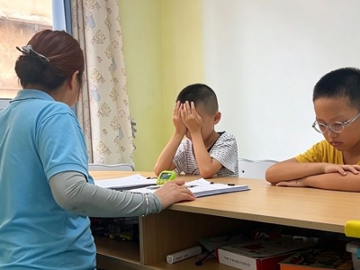 重庆博爱专注力训练基地教学现场展示