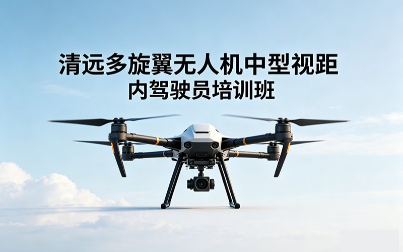 清远多旋翼无人机中型视距内驾驶员培训班