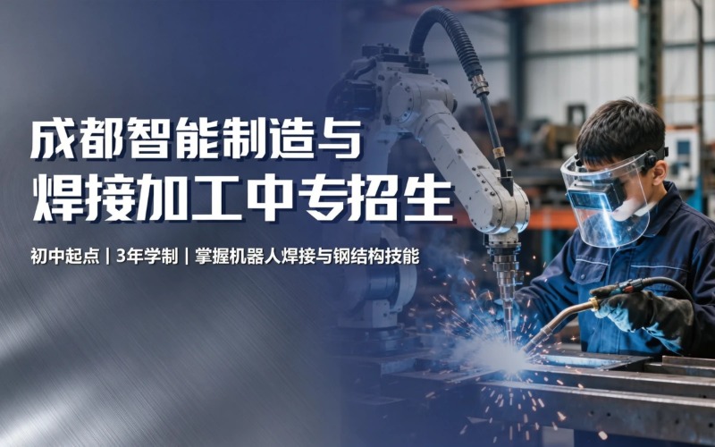 成都智能制造与焊接加工初中起点学制3年中专招生简章