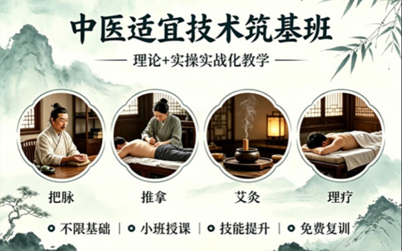 深圳中医理疗/推拿/艾灸培训班