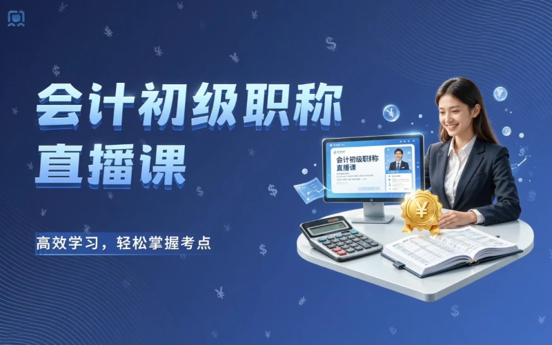 珠海会计初级职称直播课程培训班