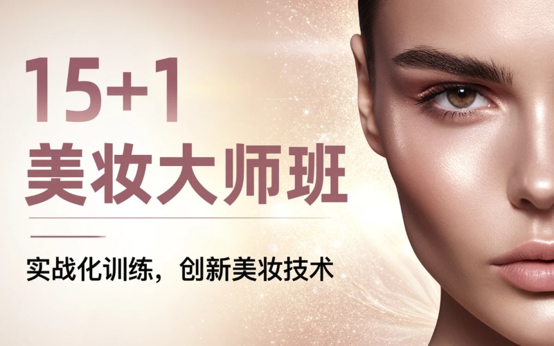 西安15+1 美妆课程大师班