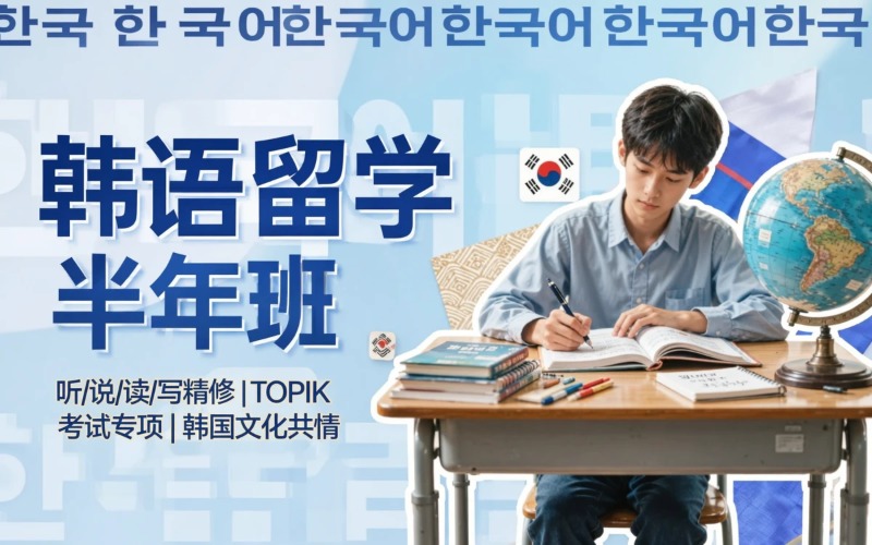 珠海韩语留学语言半年培训班