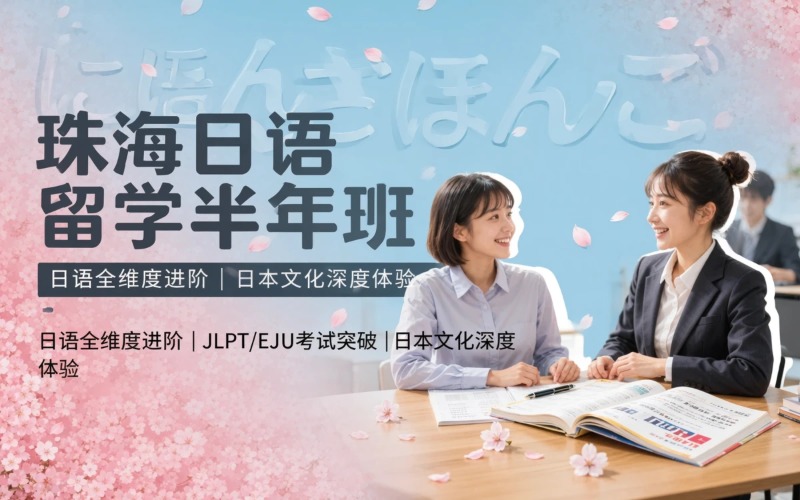 珠海日语留学语言半年培训班