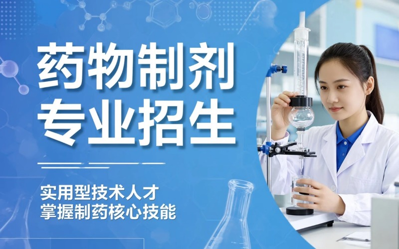 药物制剂专业初中起点中专招生简章