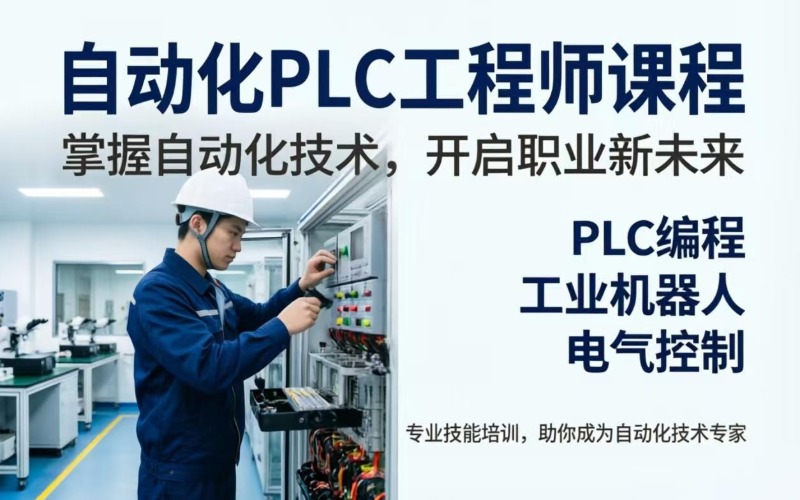 哈尔滨工业自动化 PLC 工程师实战就业班