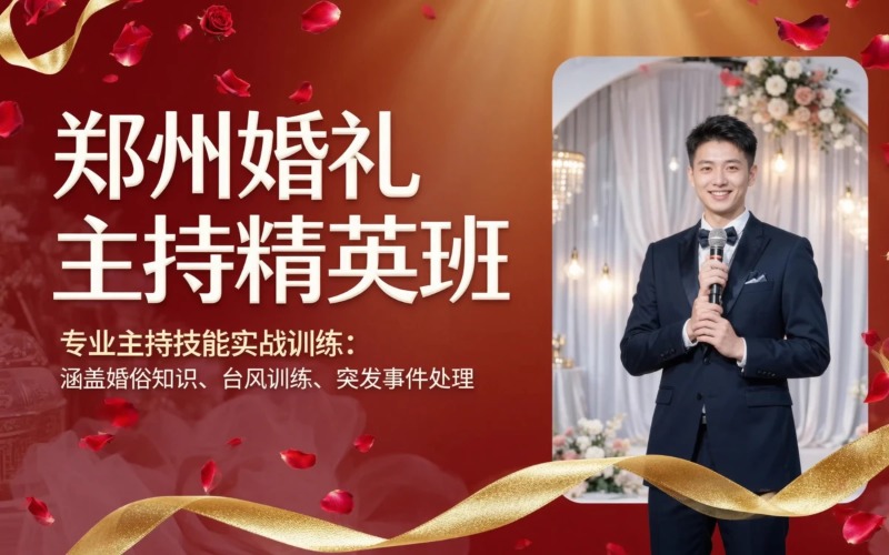 郑州婚礼主持精英培训班