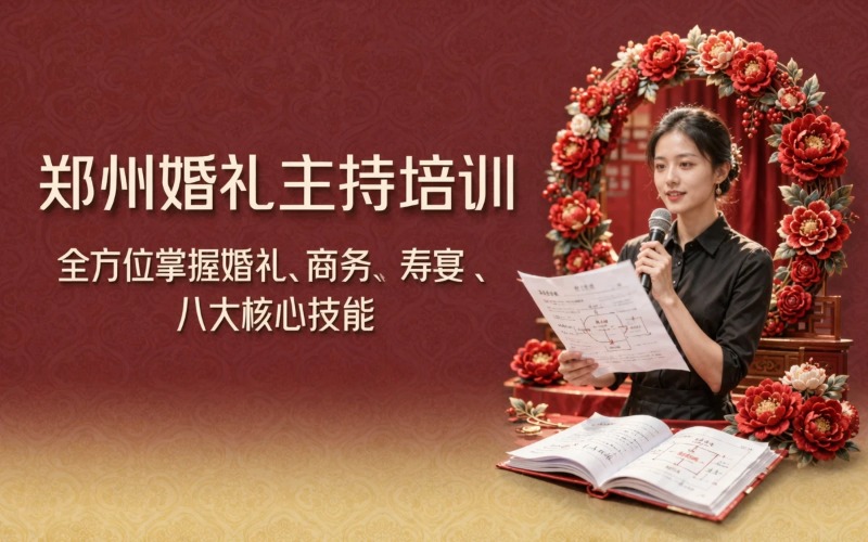 郑州婚礼主持就业培训班