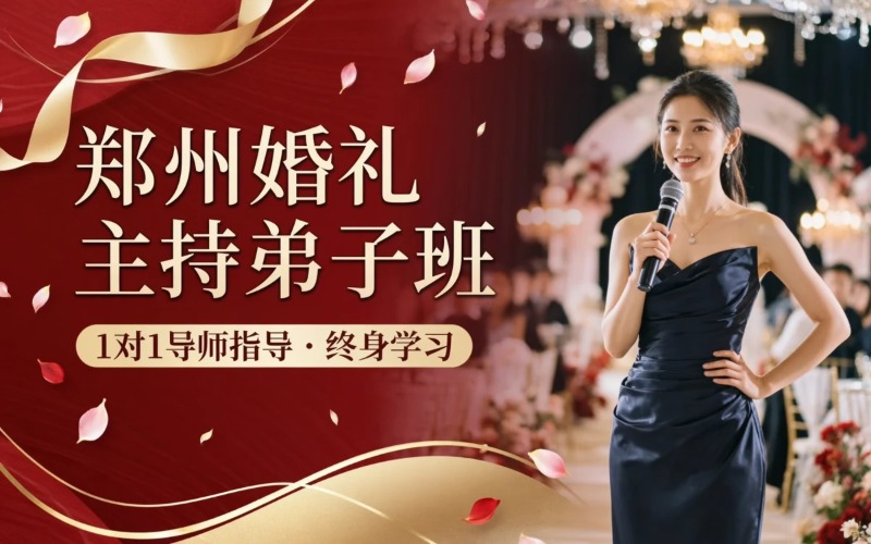 郑州婚礼主持弟子培训班