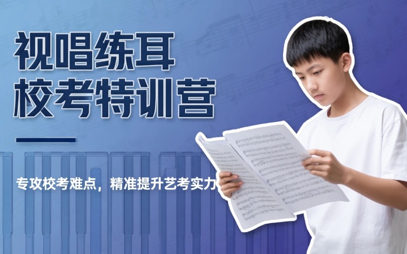 线上网课音乐艺考视唱练耳校考特训营