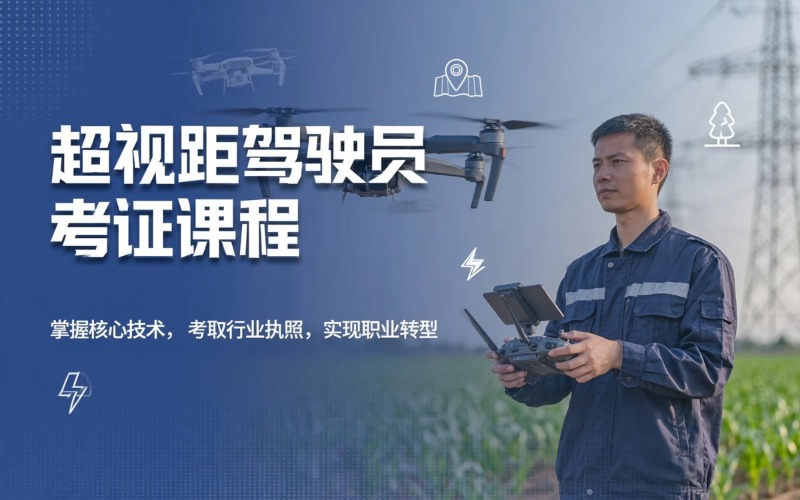 张家口caac多旋翼小型超视距驾驶员考证课程