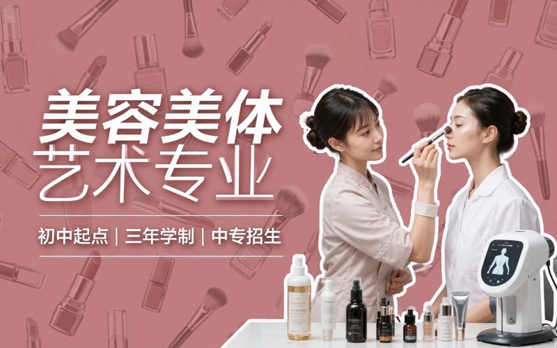 美容美体艺术专业初中起点三年学制中专招生简章