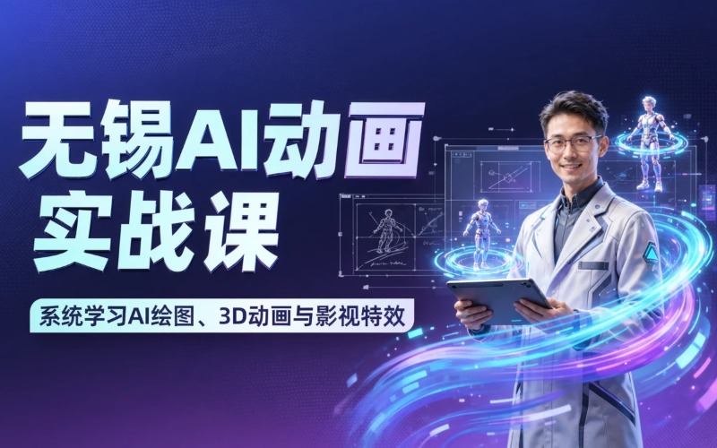 无锡AI影视动画全能实战课程