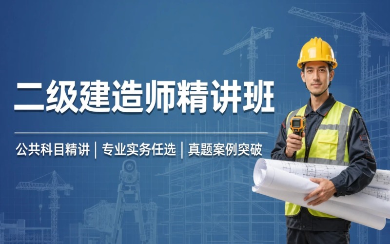 二级建造师全科精讲取证班