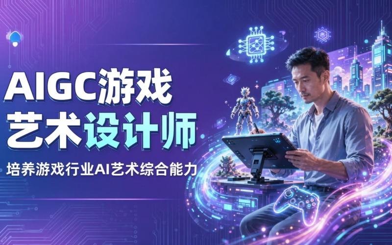 AIGC游戏艺术设计师线下班