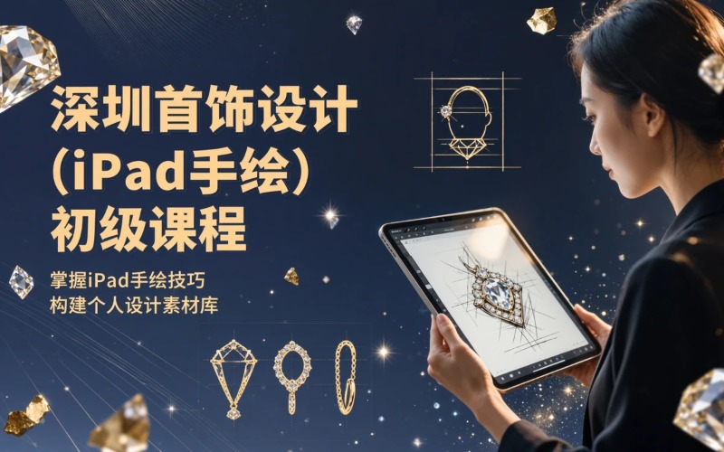 深圳首饰设计 （ipad 手绘） 初级证书课程
