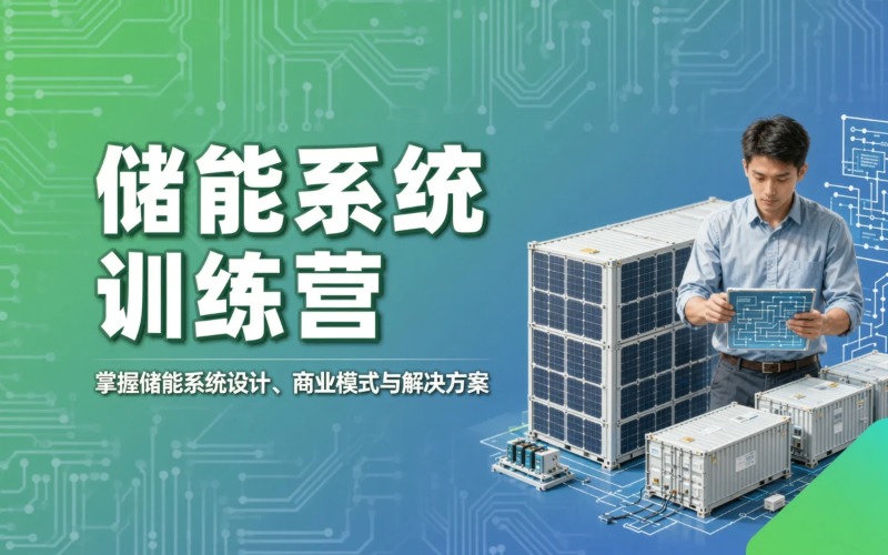 珠海新能源储能系统训练营