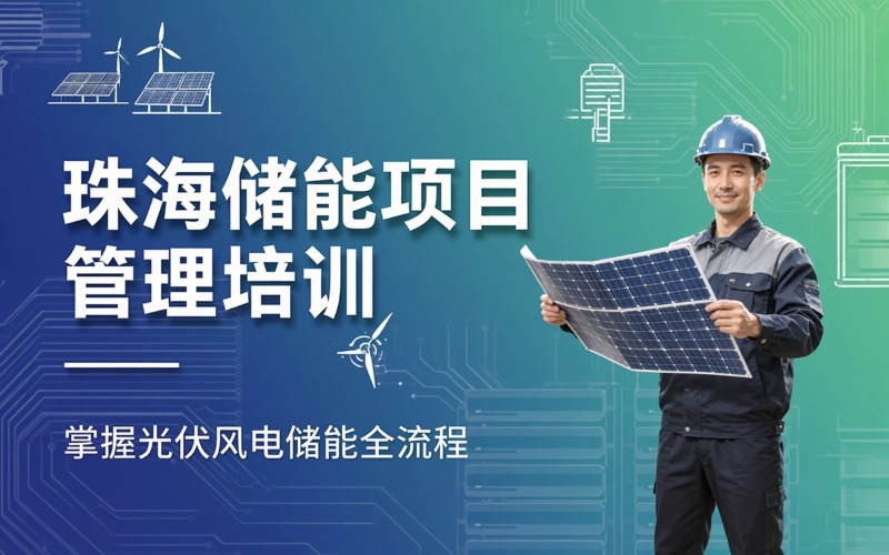 珠海储能项目管理培训班