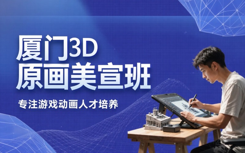 厦门3D辅助原画美宣班