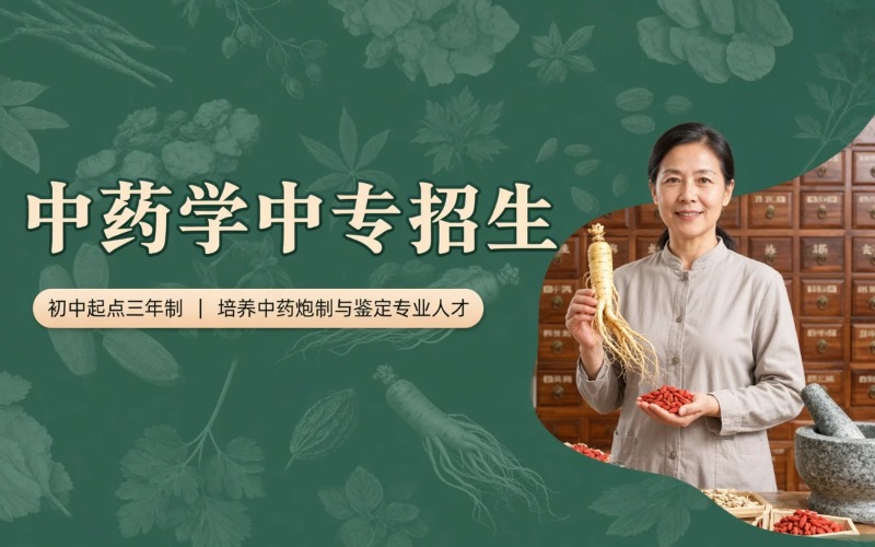 中药学专业初中起点三年学制中专招生简章