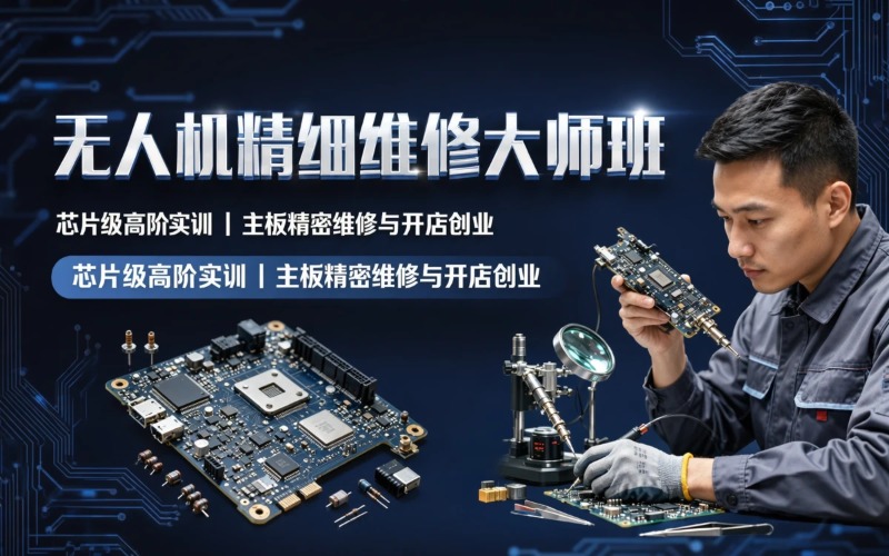 成都无人机精细维修大师班