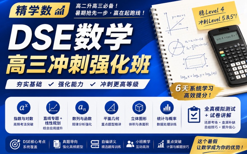 广州DSE数学高三冲刺强化班