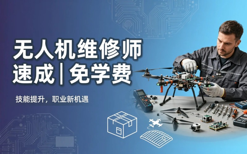 无人机装调检修工培训班（无学费）