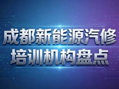 2026成都新能源汽车维修培训学校一览！附课程关键信息梳理