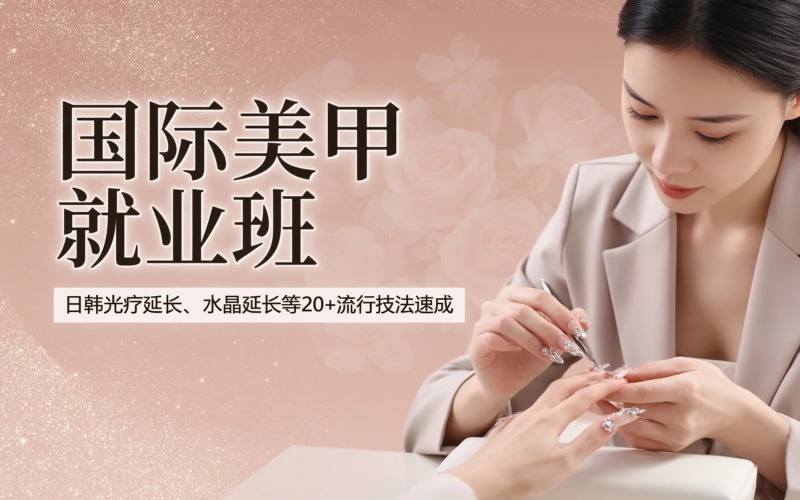 石家庄国际美甲师就业班