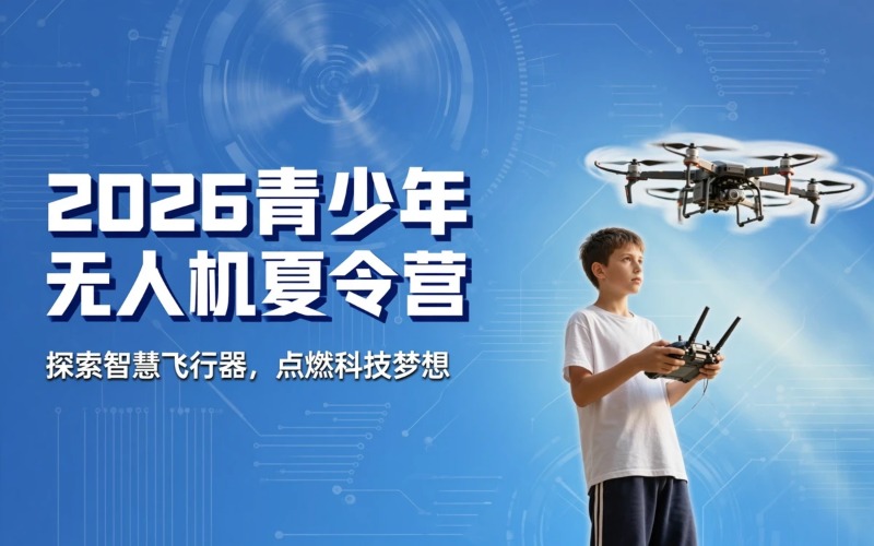 2026青少年无人机专题夏令营