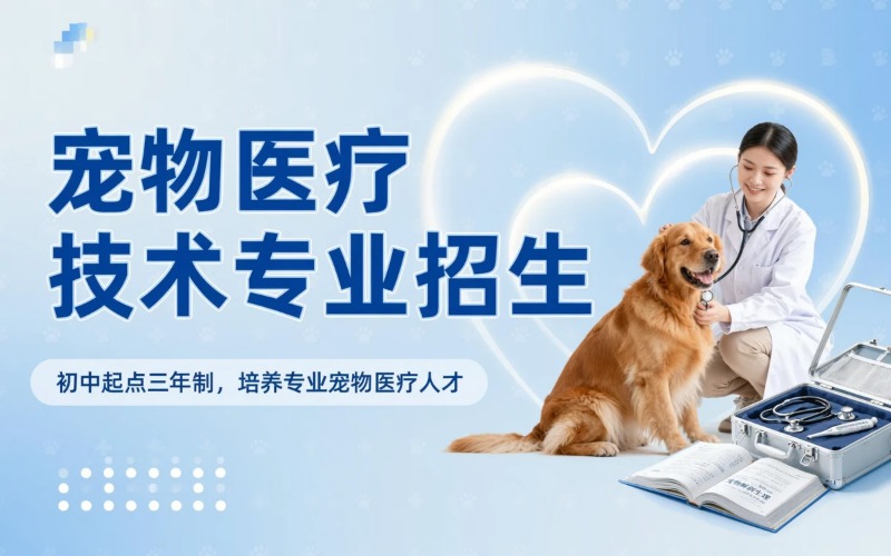 宠物医疗技术专业初中起点三年学制中专招生简章
