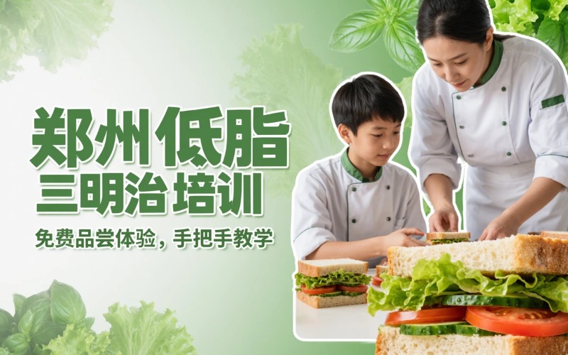 郑州低脂三明治培训课程