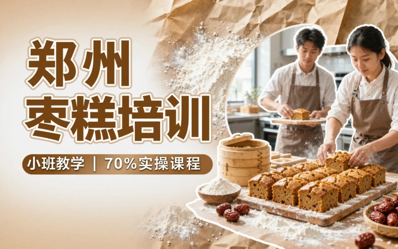郑州枣糕特色甜品培训课程