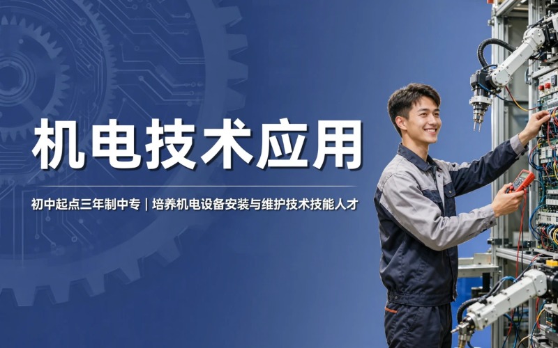 云浮机电技术应用专业初中起点三年学制中专招生简章