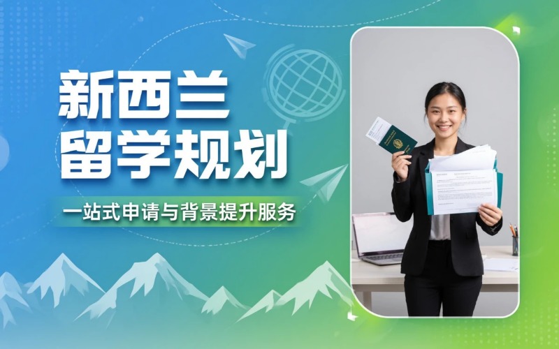 大连新西兰留学全流程规划申请服务