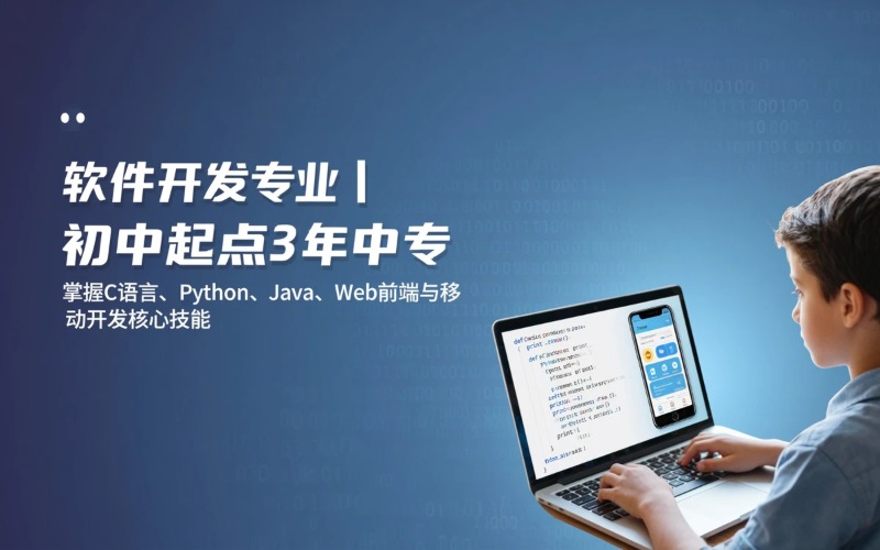 软件开发专业初中起点3年中专招生简章