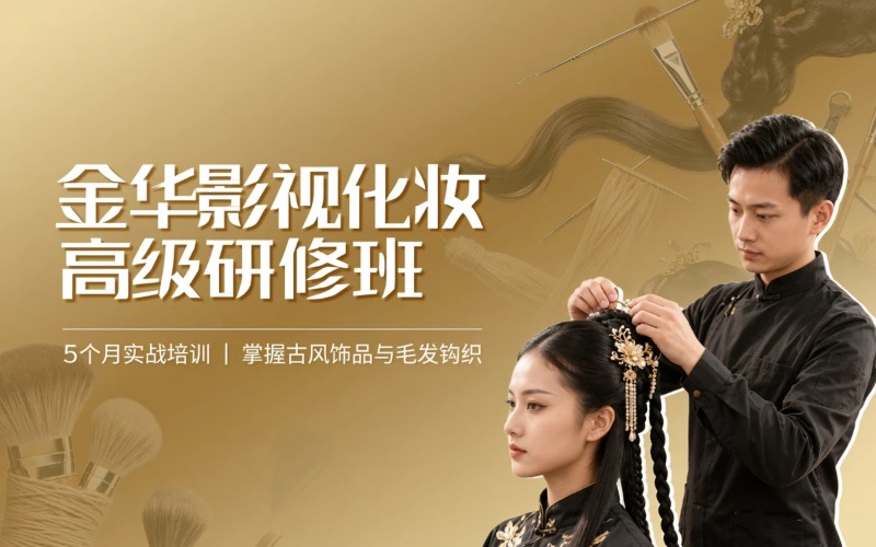 金华横店影视化妆高级研修培训班