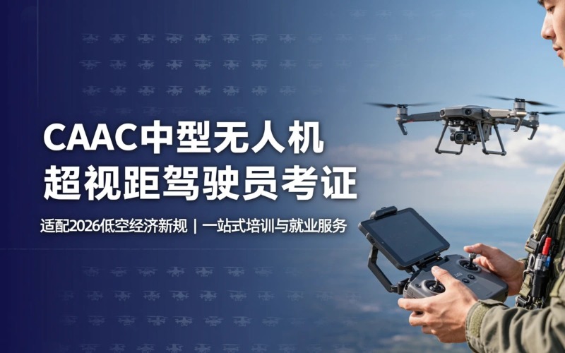 南昌caac多旋翼中型超视距驾驶员考证课程